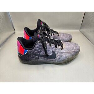 Nike Kobe 11 Elite Low GS TV Basketball Shoes Youth 5.5Y Grey Sneaker 822945-002